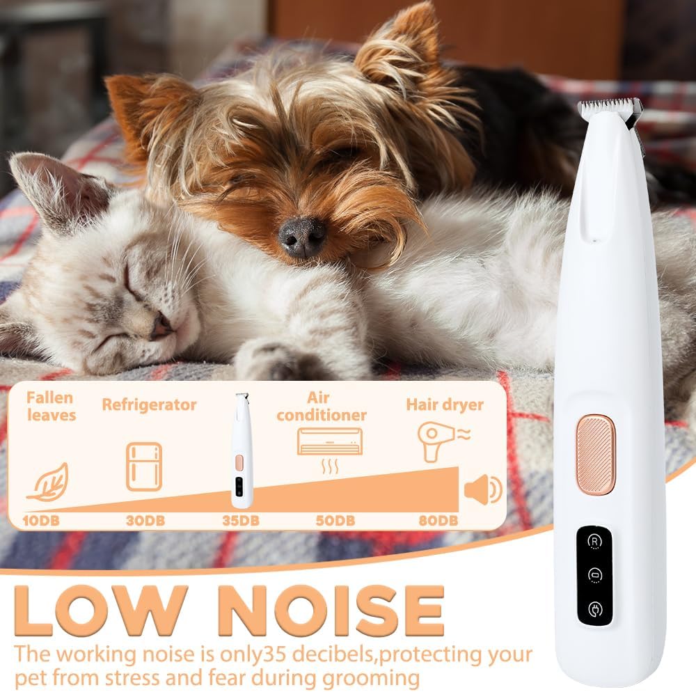 Dog Paw Trimmer with LED Light