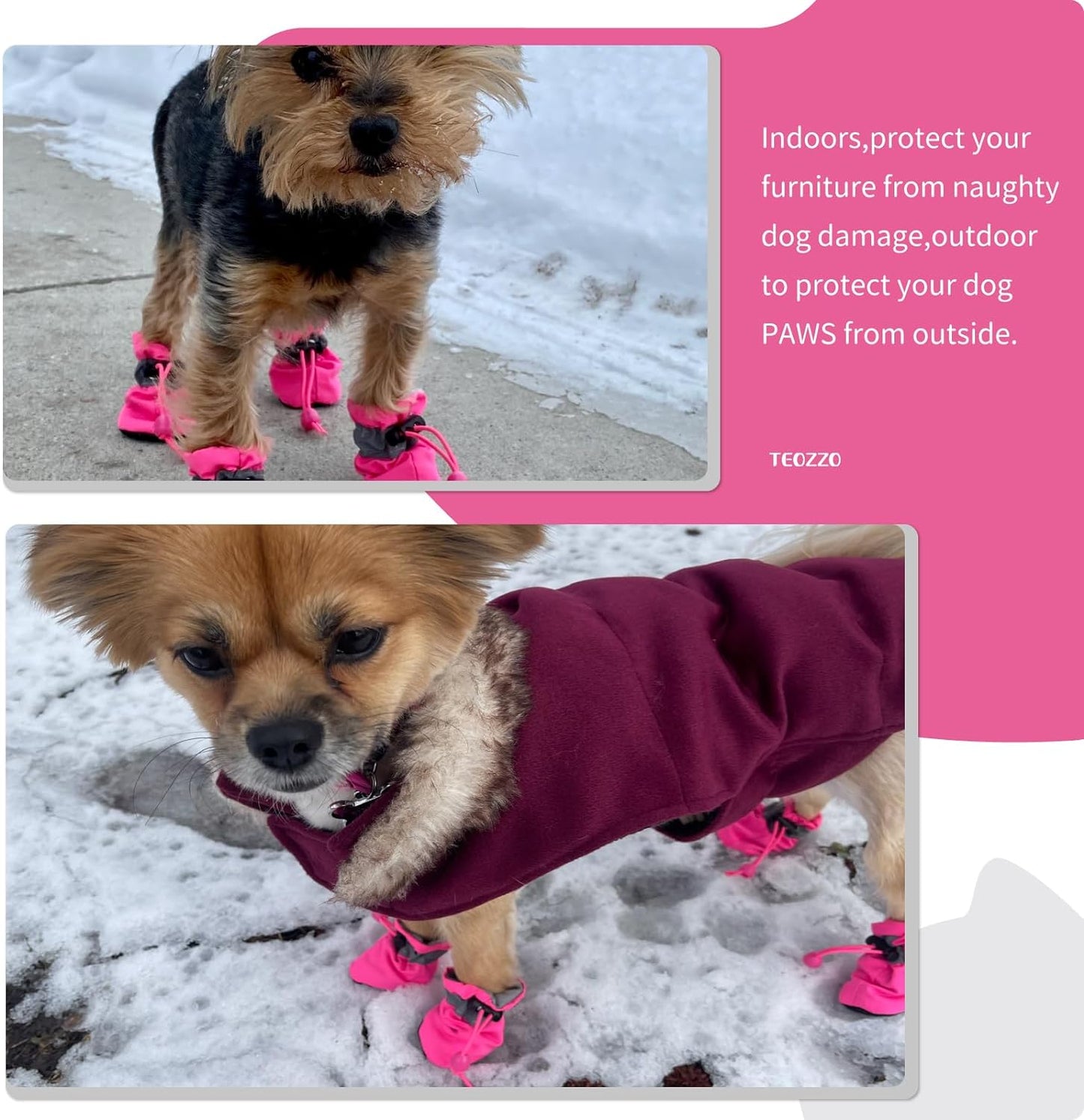 Waterproof Yorkie Boots