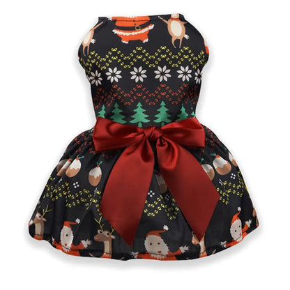 Yorkie Christmas Dress