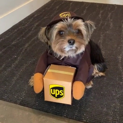 UPS Yorkie Costume