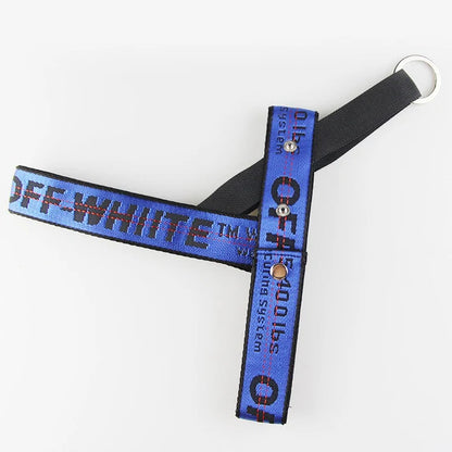 Frenchie Off White Harness & Leash Set