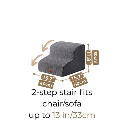 The FrenchieStep™ Soft Dog Stairs