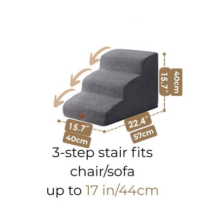The FrenchieStep™ Soft Dog Stairs