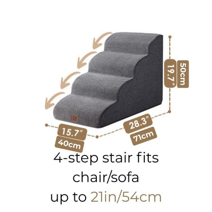 The FrenchieStep™ Soft Dog Stairs