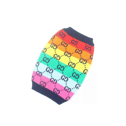 LuxStripe Small Dog Sweater