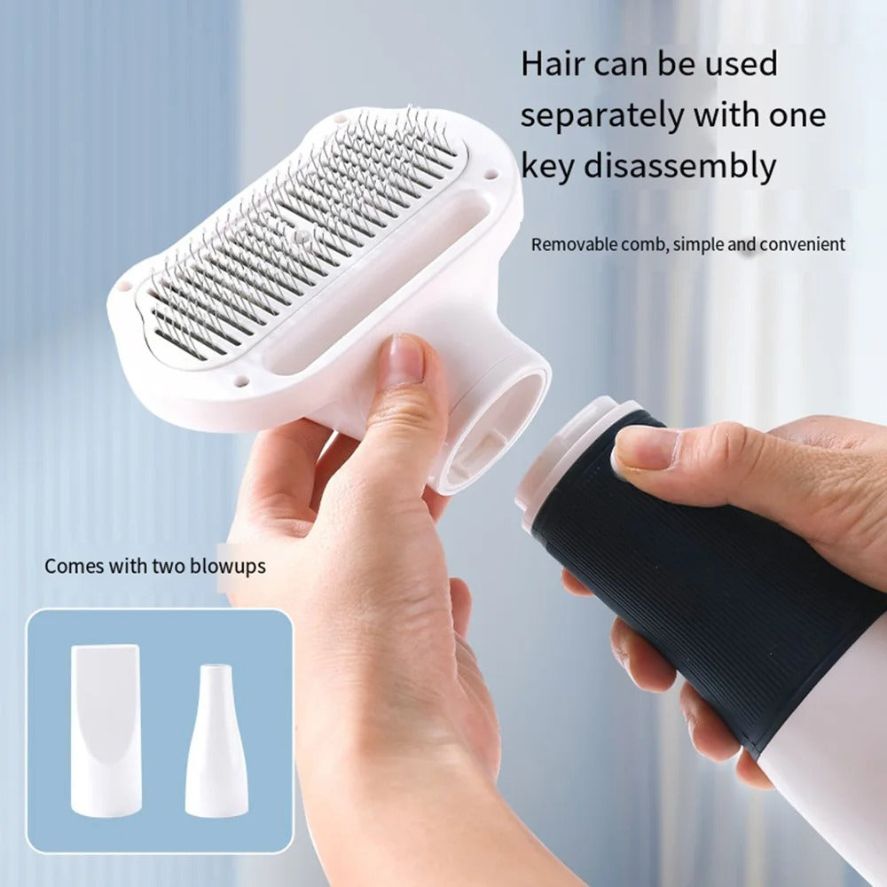 3-in-1 Dog Hair Dryer & Grooming Brush