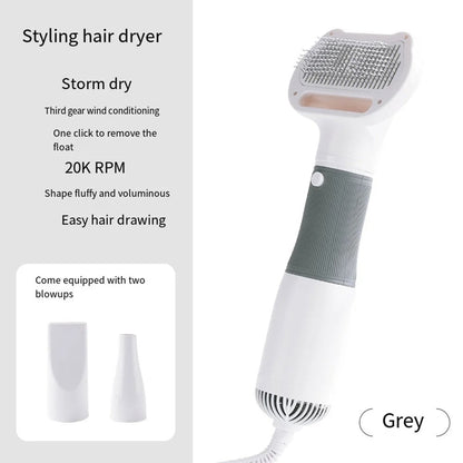 3-in-1 Dog Hair Dryer & Grooming Brush