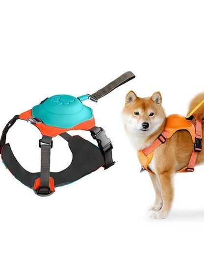 2-in-1 Retractable Leash Harness